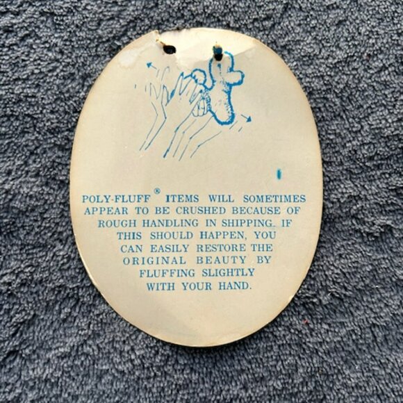 Vintage Poly-Fluff Pom Poms Elephant - Picture 8 of 8